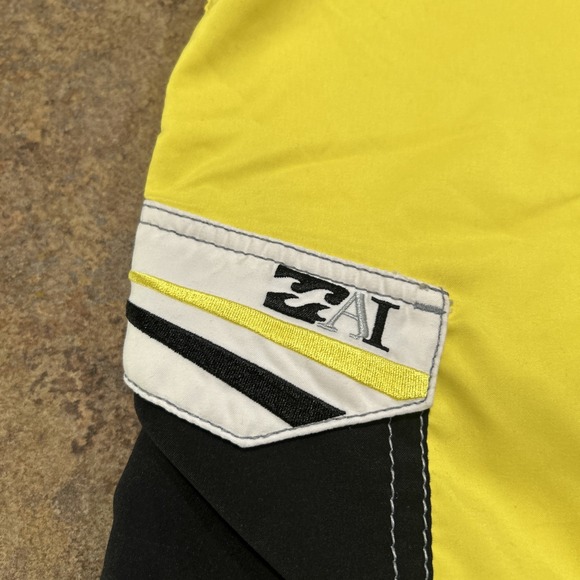 Vintage Y2k Andy Irons Billabong Boardshorts Size 40 Surf Swim Rising Sun - Picture 3 of 10